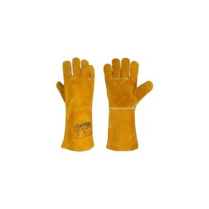 Kevlar Stitched Welding Gloves-(Yellow colour)