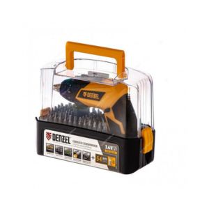 Denzel CSL-3.6-01 Cordless Screwdriver with 54 Bits Set